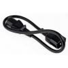 Napájecí šňůra 500 mm, Černá, A: Rovný, B: Přímý Polyvinylchlorid, 250 V RS PRO