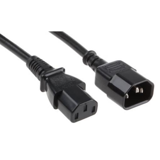 Napájecí šňůra 10 m, Černá, A: Rovný, B: Přímý Polyvinylchlorid, 250V RS PRO