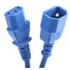 Napájecí šňůra 1 m, Modrá, A: Rovný, B: Přímý Polyvinylchlorid, 250 V RS PRO