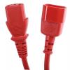 Napájecí šňůra 2 m, Červená, A: Rovný, B: Přímý Polyvinylchlorid, 250 V RS PRO