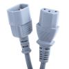 Napájecí šňůra 2 m, Šedá, A: Rovný, B: Přímý Polyvinylchlorid, 250 V RS PRO
