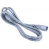 Napájecí šňůra 2 m, Šedá, A: Rovný, B: Přímý Polyvinylchlorid, 250 V RS PRO