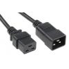 Napájecí kabel 2.5m, Černá, A: C19, B: C20 RS PRO 1,5 mm²