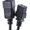 Napájecí šňůra 3 m, Černá, A: Rovný, B: Přímý Polyvinylchlorid, 250 V RS PRO