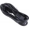 Napájecí šňůra 3 m, Černá, A: Rovný, B: Přímý Polyvinylchlorid, 250 V RS PRO