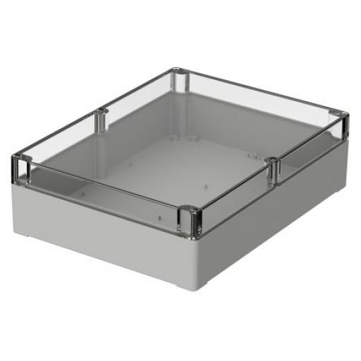 Bopla Pouzdro, řada: Euromas IP66 Stíněné barva Světle šedá IK07 barva Světle šedá Polykarbonát 300 mm 85 mm 230 mm