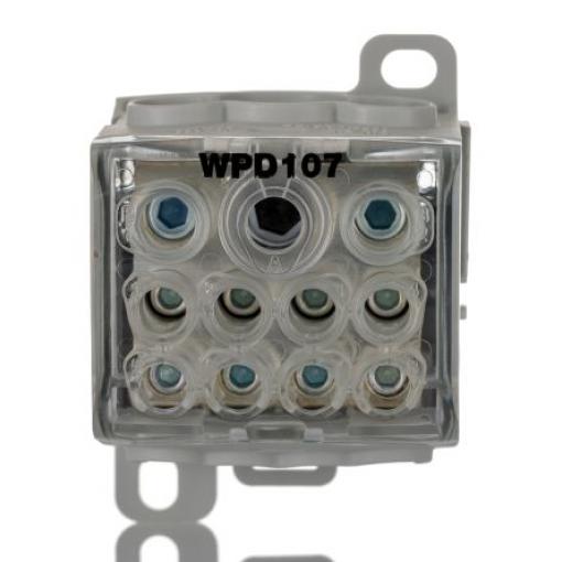 Weidmüller Distribuční blok 1562220000, řada: WPD, 1 kV ac/dc Šedá 1 Šroubová IECEx/ATEX