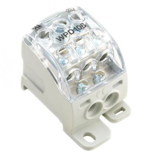 Weidmüller Distribuční blok, počet cest: 5, 1 kV ac/dc 192A Šedá