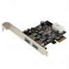 StarTech.com Karta USB, počet portů USB: 2, standard: USB 3.0, typ sběrnice: PCIe