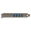StarTech.com Karta USB, počet portů USB: 4, standard: USB 3.0, typ sběrnice: PCIe