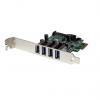 StarTech.com Karta USB, počet portů USB: 4, standard: USB 3.0, typ sběrnice: PCIe