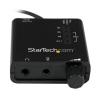 StarTech.com Zvuková karta, počet audio kanálů: 5.1, 3,5mm Mini Jack (3 pozice) Female, typ pouzdra: Externí, typ
