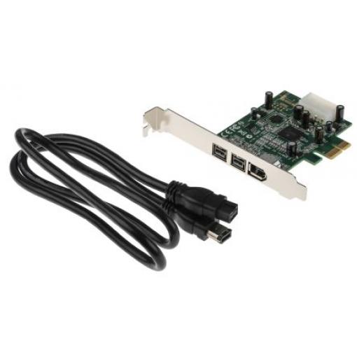 StarTech.com Karta Firewire, počet portů: 3, typ sběrnice: PCIe, verze: Firewire 800