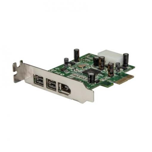 StarTech.com Karta Firewire, počet portů: 3, typ sběrnice: PCIe, verze: Firewire 800