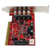 StarTech.com Karta USB, počet portů USB: 4, standard: USB 3.0, typ sběrnice: PCI