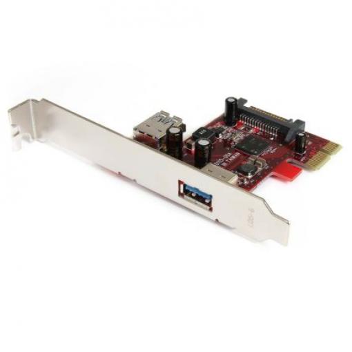 StarTech.com Karta USB, počet portů USB: 2, standard: USB 3.0, typ sběrnice: PCIe