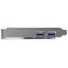 Karta USB, počet portů USB: 2, standard: USB 3.0, typ USB: USB A, typ sběrnice: PCIe