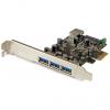 StarTech.com Karta USB, počet portů USB: 4, standard: USB 3.0, typ sběrnice: PCIe