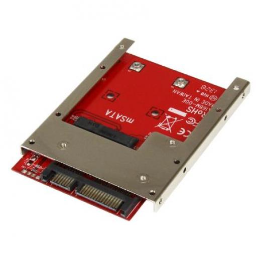 Adaptér pevného disku StarTech.com, 100 x 70 x 7 mm SATA mSATA