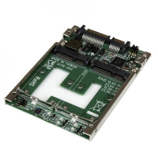 Adaptér pevného disku StarTech.com Převodník SATA, 97 x 70 x 7 mm SATA mSATA