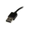 StarTech.com Adaptér USB na Ethernet 150 mm Černá 100Mbps
