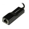 StarTech.com Adaptér USB na Ethernet 150 mm Černá 100Mbps