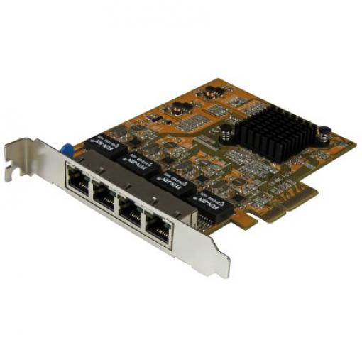 Síťová karta 4portový, typ sběrnice: PCIe 1000Mbps ST1000SPEX43 RJ45 StarTech.com