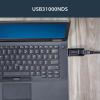StarTech.com Adaptér USB na Ethernet 4 m Černá 1000Mbps