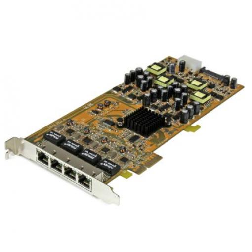 Síťová karta 4portový, typ sběrnice: PCIe 1000Mbps ST4000PEXPSE RJ45 StarTech.com