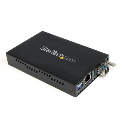 StarTech.com Převodník médií, Jediný režim, Poloviční duplex, Plný duplex, LC, RJ45, přenosová vzdálenost: 40 km,
