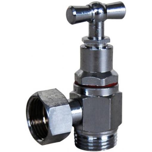 Uzavírací ventil, Chromovaná mosaz BSP Sferaco 3/8 BSP vnější 9.53 mm