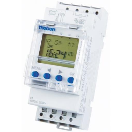 Časový spínač na lištu DIN TR610 Top TR610 top 2 120V UL, počet kanálů: 1 Theben 120 V ac