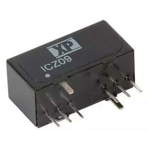 DC-DC převodník 9W, výstup: ±12V dc 375mA 1.6kV dc, Vin 18→ 36 v DC