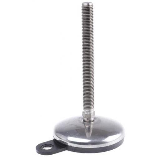A205/008 Nu-Tech Engineering M16 100 mm Nerezová ocel Nastavitelná noha 1000 kg 3.5 °