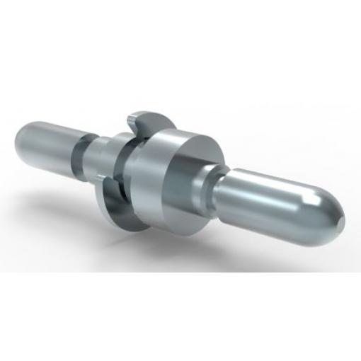 Montážní sada, řada: Rail D-Sub Backshells, QUzamknout sloupek, pro použití s: Pojistný kolík E s vodítkem 6, Pláště