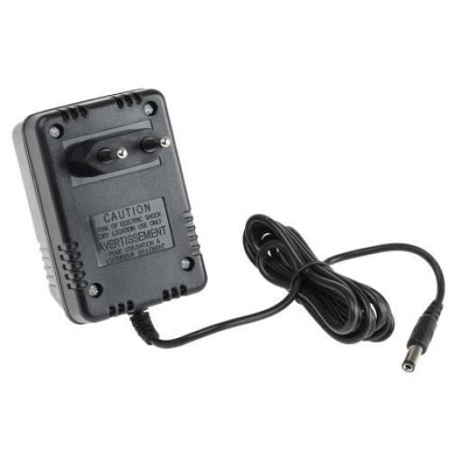 RS PRO Adaptér AC/DC 11 W, výstup: 24V dc, počet výstupů: 1 2.1 x 5.5 x 12 mm Kladný pól na středu, 2.5 x 5.5 x 12 mm