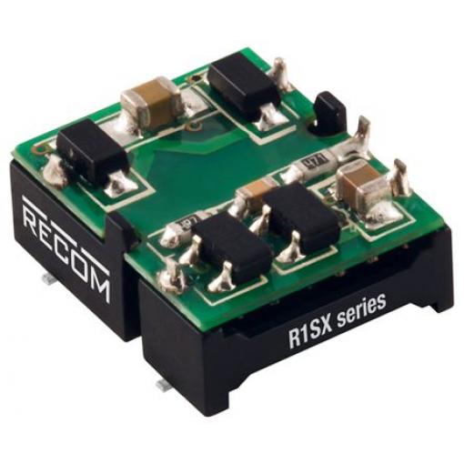Recom Měnič DC/DC R1SX, výstup: 3.3 V dc 1 kV dc, Vin 3.63V dc 303 mA, Vin 2.97V 1 W -40 °C 100 °C Povrch