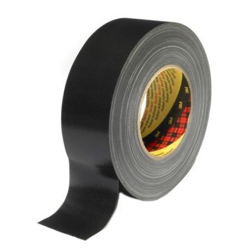 Páska na potrubí, Černá, délka: 50 m x 38 mm x 0.26 mm 3M, název: Scotch Tape 389 PE potahovaný