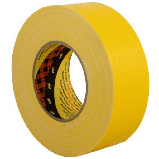 Páska na potrubí, Žlutá, délka: 50 m x 25 mm x 0.26 mm 3M PE potahovaný