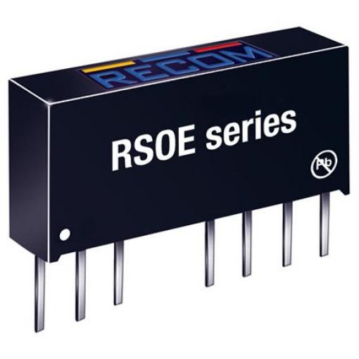 Recom Měnič DC/DC RSOE, výstup: 5 V dc 2 kV dc, Vin 36V dc 200 mA, Vin 18V 1 W -40 °C 80 °C Průchozí otvor