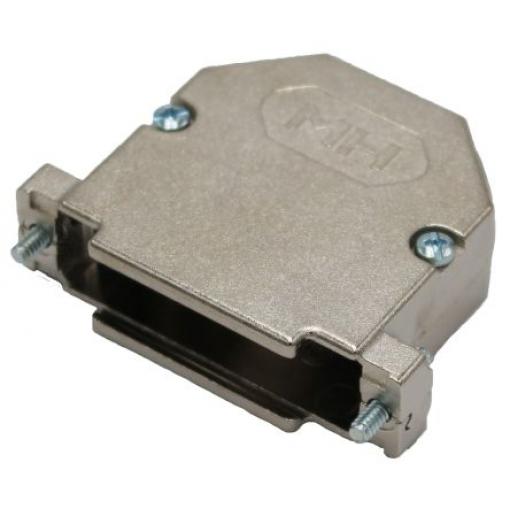 MH Connectors Plášť D-Sub, řada: MHDU45, orientace těla: Úhlový, počet kontaktů: 25, materiál pouzdra: Zinek, barva: