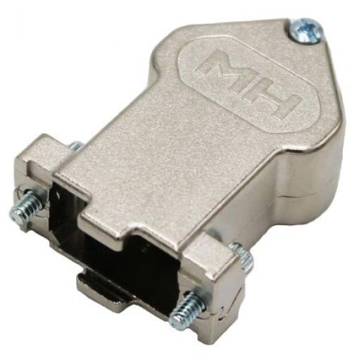 MH Connectors Plášť D-Sub, řada: MHDU45, orientace těla: Úhlový, počet kontaktů: 9, materiál pouzdra: Zinek, barva:
