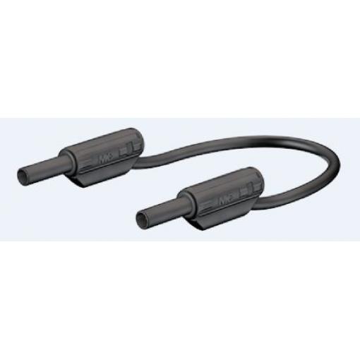Staubli Zkušební kabel s konektorem, Černá 10A, délka kabelů: 300 mm, 600 V, Polyvinylchlorid, úroveň kategorie: CAT 0,