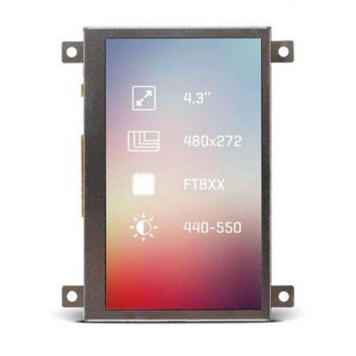 MIKROE-2164 4.3 in 320 x 240 pixelů podsvícení LED MikroElektronika