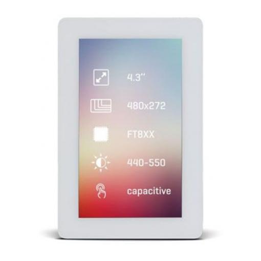 MIKROE-2167 4.3 in Dotykový displej 480 x 272 pixelů podsvícení LED MikroElektronika Kapacitní