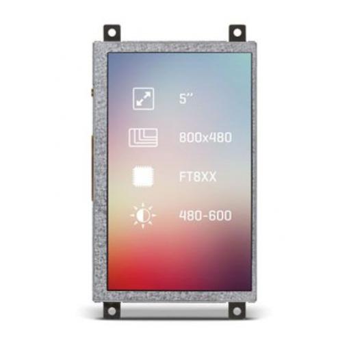 MIKROE-2169 5 in 800 x 480 pixelů podsvícení LED MikroElektronika