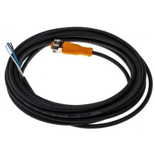 Kabel ovladače snímače, A: Vnitřní, A: M12 4, B: Volný konec, B: Neuzavřený, IP65, IP67, IP68, IP69K, řada: EVC002 ifm