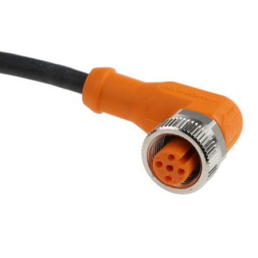 Kabel ovladače snímače, A: Vnitřní, A: M12 4, B: Volný konec, B: Neuzavřený, 300V, IP67, IP68, IP65, IP69K, řada: EVC