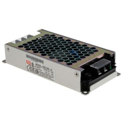 MEAN WELL Měnič DC/DC RSD-60, výstup: 12 V dc 4 kV dc, Vin 72V dc 5 A, Vin 18V 70 °C 70 °C Montáž na rám