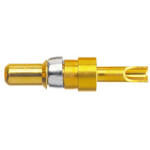 Napájecí kontakt pro konektor D-Sub, řada: D-Sub Mixed, Vnější Krimpovací, pokovení: Zlato přes cín, max. AWG: 16 AWG,